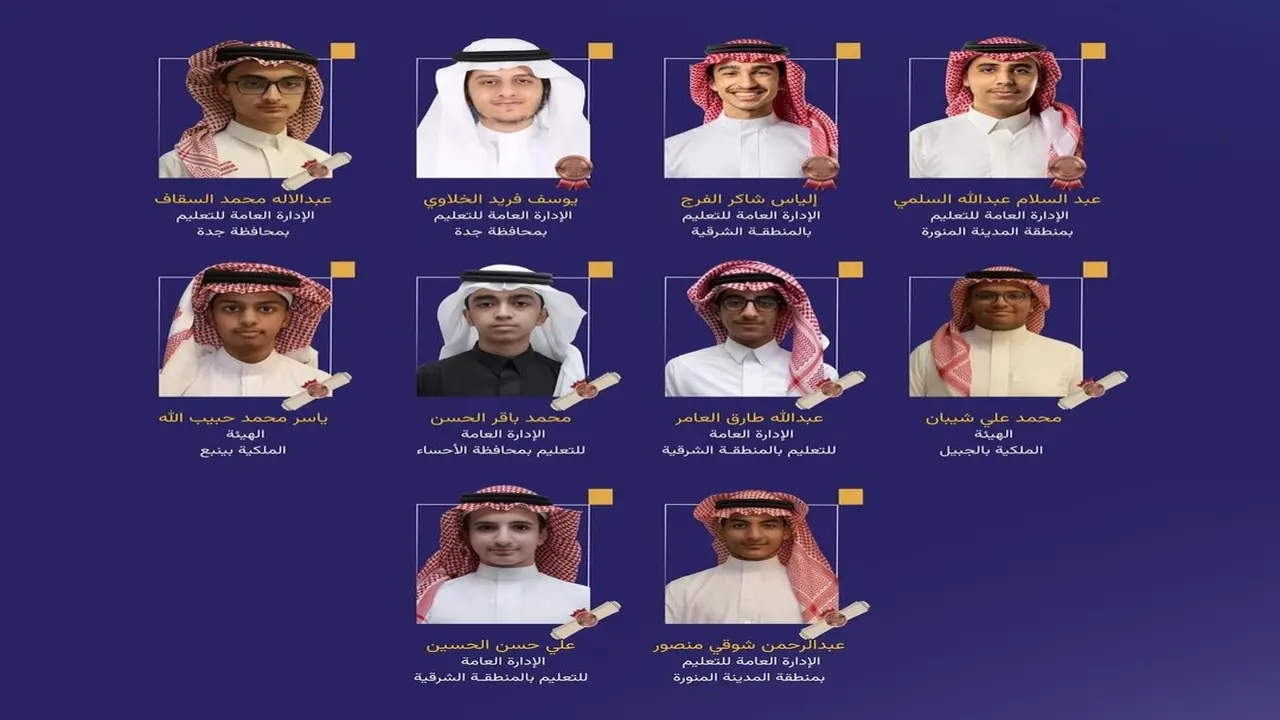 10 جوائز سعودية.. نجاح كبير في أولمبياد آسيا والباسيفيك للرياضيات